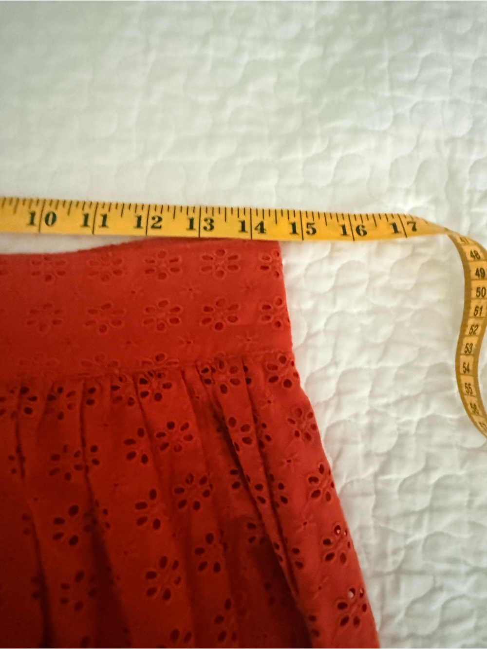 Sezane Siloe Red Midi Skirt - size 6 - EUC - Picture 13 of 16